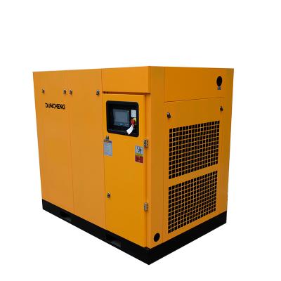 China Lubricated Industrial Screw Air Compressor 15-75kw 7-10bar High Efficiency Energy Saving Screw Compressor for sale