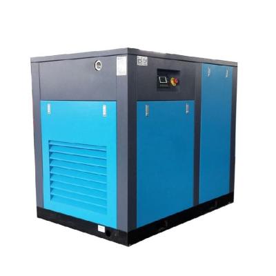 China Factory supply 7.5kw lubricated rotary screw air compressor for construction works for sale