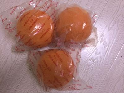 China Efficient Concrete Pump Cleaning Ball Orange Red Blue Color Environmental Protection for sale