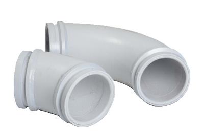 China Professional Twin Wall Concrete Elbow , Wear Resistant Concrete Pipe Bends for sale