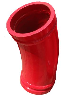 China High Manganese Concrete Pump Steel Pipe Elbow , Pipe Fitting Elbow Long Lifetime for sale