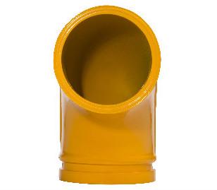 China DN125 Concrete Pump Delivery Pipe Elbow Wear Resistant With Heat Treatment for sale