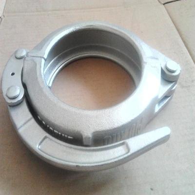 China Custom Concrete Pump Clamp 5.5 Inch Forging Aggravate Snap High Performance for sale