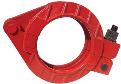 China Carbon Steel Casting Screw Concrete Pump Clamp , Concrete Hose Clamps for sale