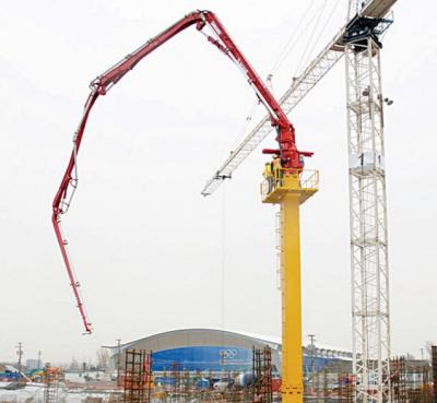 China Hydraulic Mobile Concrete Placing Boom , Boom Pressure Concrete Pump 13m 15m 17m for sale