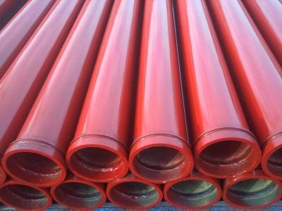 China Wear Resistant Concrete Pump Delivery Pipes With SK End  For HBT Concrete Pump for sale