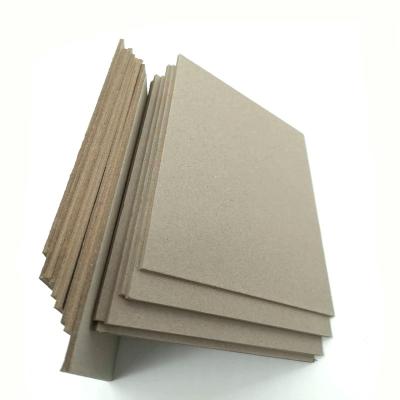 China Recycled Materials 3mm Thick Gray Paper Board PE Coated Cardboard For Books for sale