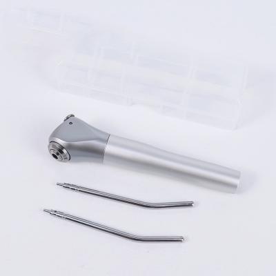 China Dental Air Irrigation Metal Curvature Syringe /Disposable Air Irrigation Metal Three Way Gun Dental Three Way Air Irrigation syringe for sale