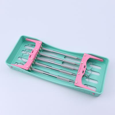 China Universal Dental Sterilization Tray Colorful Plastic Clinic Dental Disinfection Box / Sterilization Tray for sale