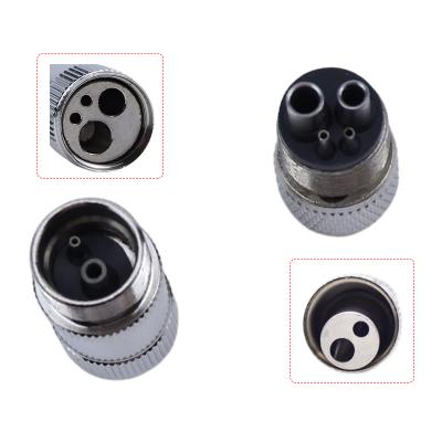 China Dental handpiece High Speed ​​Handpiece Turbine Adapter Holes Switch Connector 2 4/4 to 2 for sale