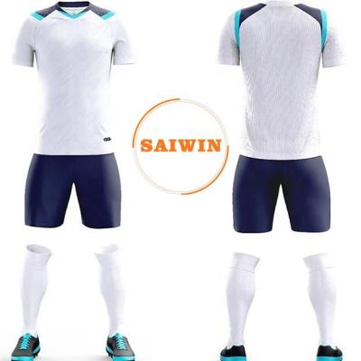 China Sets Comfortable Football Full Set Uniform Training Men Soccer jersey Football wear for sale