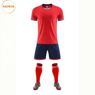 China Sets Custom red and black soccer uniforms soccer jersey thai quality soccer jersey 2020-2021 for sale