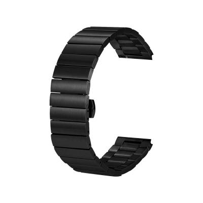 China High Quality Watch Band Buckle Replacement Curved End Solid Stainless Steel Watch Band Links Smart Watch Strap Bracelet for sale