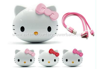 China Rechargeable Smart Hello Kitty Mini External Battery Power Bank 4000mAh for sale