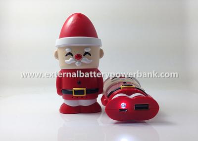 China Nuevo diseño portátil de Papá Noel del banco del poder 5600mAh con la antorcha del flash del LED en venta