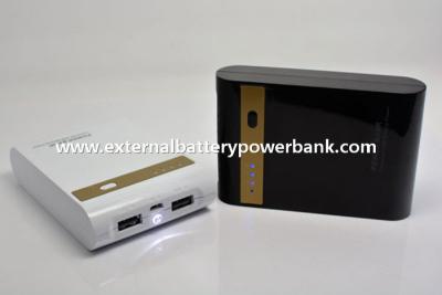 China Carregador portátil do banco do poder de USB do quadrado 2 com a lanterna elétrica forte do diodo emissor de luz à venda