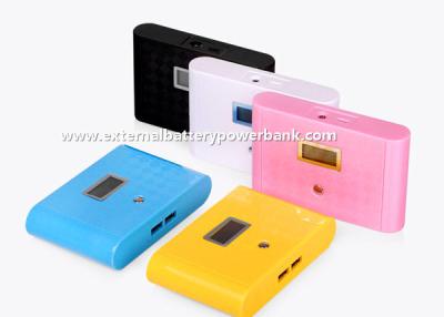 China Banco dual 12000mah del poder del bolsillo del indicador USB del LCD para MP5/PSP/la cámara en venta