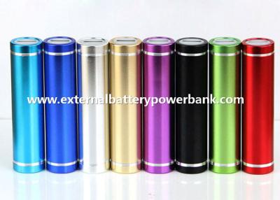 China Aluminum Cylinder Tube USB Smartphone / Tablet PC / Power Bank 1500mah for sale