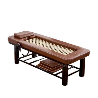 China Modern Hot Sale Electric Massage Beauty Salon Moxibustion Facial Bed for sale