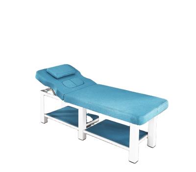 China Modern Commercial Thai Spa Bed Modern Beauty Salon Furniture Steel Massage Bed Facial Table for sale