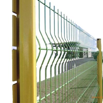 China Easily Assembled High Quality 6x6 Concrete Reinforcing Curvy 3d PVC Coated Welded Wire Mesh Panel Fencing For Garden/Road/Sport for sale