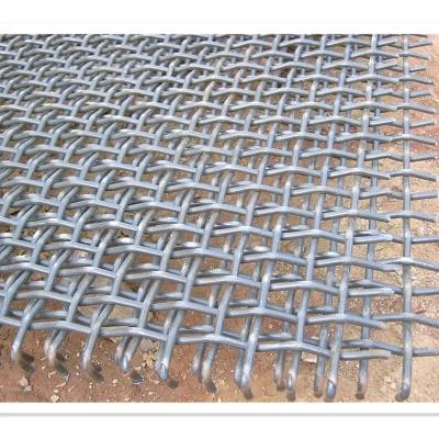 China Corrosion Resistance Good Quality Crimped Woven Steel Wire Mesh Vibrating Screen Mn 65 for sale