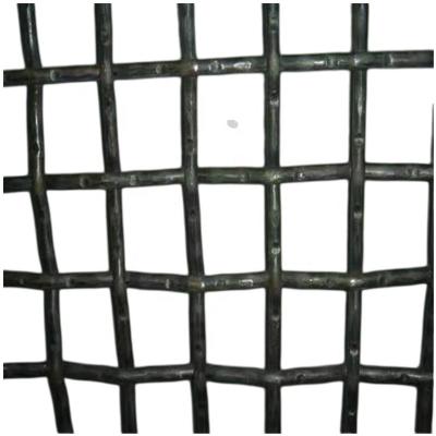 China Corrosion Resistance Best Price 65Mn Steel Woven Wire Crimped Vibrating Mesh Screen For Mineral Filtration for sale