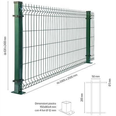 China Easily Assembled Anping Factory 5 Foot Welded Wire Mesh Fence For Farm / Road / Sport zu verkaufen