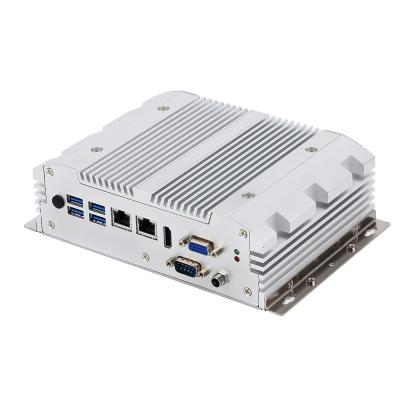 China 11th Gen i5 Industrial Processor Mini PC with Tiger Lake Series SOC 8 USB 6 COM Ports Mini Pc Industrial Computer for sale