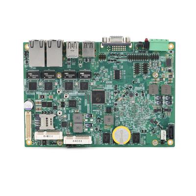 China Factory 6 Desktop Professional Ethernet Ports Fanless Motherboard 1 Ddr3 Dimm Industrial Motherboard for sale