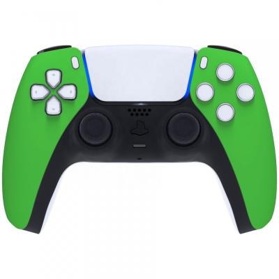 China PS5 Replaced Housing Shell Soft Touch Green PS5 Housing Case Replacement Front Shell For Gamepad PS5 Controller 2021 for sale