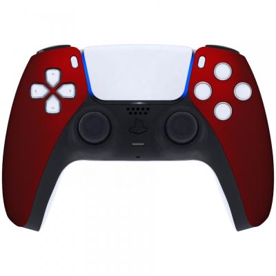 China Red Soft Touch Vampire PS5 Controller Housing Shell Front Shell Newest Design Customized Dualsense PS5 Replacement for sale