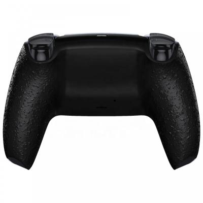 China Replacement Back Shell PS5 Gamepad Grips Cover Replacement Back Shell For Dualsense PS5 Rubberized Black Controller for sale