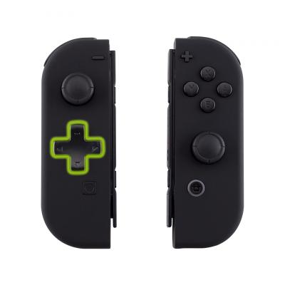 China Replacement Case Soft Touch Black Housing Replacement Handheld Shells For NS Right&Left (Dpad Version) For NS Switch for sale