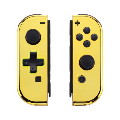 China Replacement Case Chrome Gold Housing Replacement Handheld Shells For NS (Dpad Version) right&left For NS Switch for sale