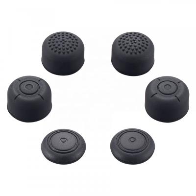 China Wholesale Price 6 Pcs Replacement Buttons Black Silicone Extended Buttons Cover Thumb Grips For Nintendo Switch Controller for sale