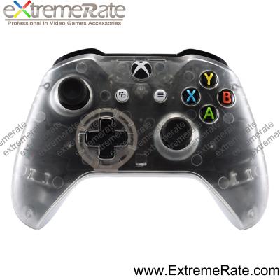 China spare & Decoration 2017 Front Shell Housing Protect Cover Clear Transparent For XBOX ONE S Wireless Controller for sale