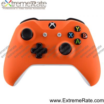 China spare & Decoration Soft Touch Orange Housing Front Shell For XBOX ONE S Wireless Controller for sale