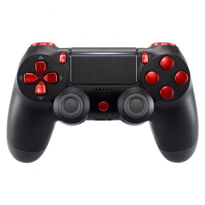 China Easy Install Full Glossy Red Replacement Buttons Set For PS4 JDM-040 Controller for sale