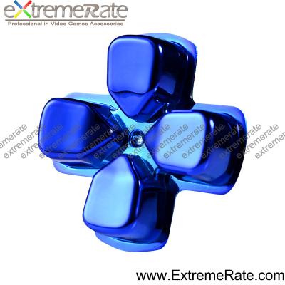 China Easy install blue chrome D-pad buttons in different colors for PS4 controller for sale