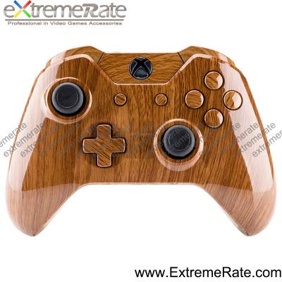 China Replacement Shell OEM ODM New Designer Wooden Shells Full With Buttons For Xbox One Controller Kits With 3.5mm Jack for sale