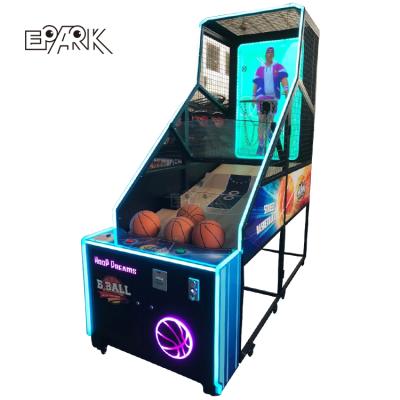 China Metal+acrylic+plastic EPARK Coin Operated Basketball Game Machine Digital Metal+acrylic+plastic EPARK 55 Inch LCD Interactive Screen Arcade Basketball Shooting Machine for sale