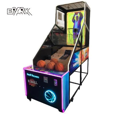 China Metal+Acrylic+Plastic Indoor Home Coin Operated Hot Circles Electronic Street Arcade Shootout Basketball Foldable Shooting Game Machine for Kids Adults for sale