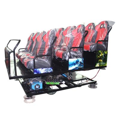 China Theme Park Earn Money 6 Seat Electrical Equipment High Quality Projector 5d Cinema Cinema 7D 9D 12D for sale