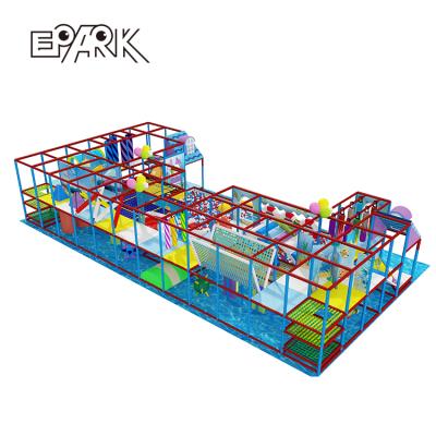 China UV Protection Commercial Indoor Soft Playground / Approved High Temprature Prevention Candy Theme Child With Slide & Climb & PPE Mini Amusement Park for sale