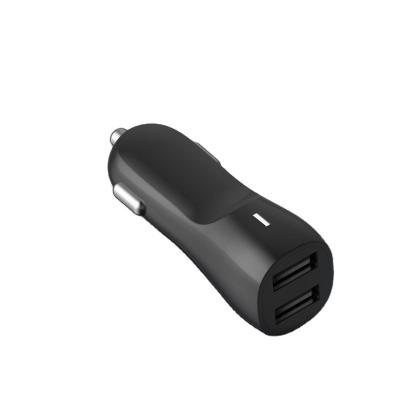 China New Promotion Gift 2USB Car Charger Cheap Price China-chic Electric Car Charger Double USB Port 2a Mobile Car Charger For iPhone Samsung for sale