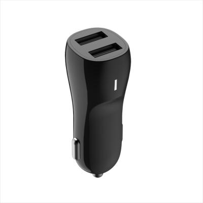 China China-chic New Universal OEM Dual Mini 5v 2A 2.1A 2.4A USB Car Mobile Phone USB Car Charger Factory Cheap Price USB Car Charger for sale