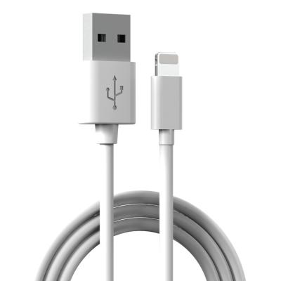 China Wholesale ELEKER 1M Mobile Phone PVC 2.4A USB Data Cable For iPhone 13 mini 12 pro X max XR 11 XS 8 Fast Charging 7 6s Cable for sale