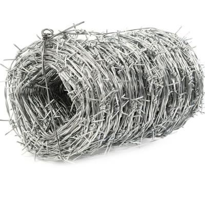 China Iron Wire 50kg Roll High Tension Barbed Wire Iowa 500m Price In India Morocco South Africa for sale