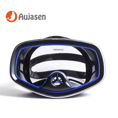 China China factories scuba diving mask drain valve tempered glass waterproof mask for scuba diving for sale